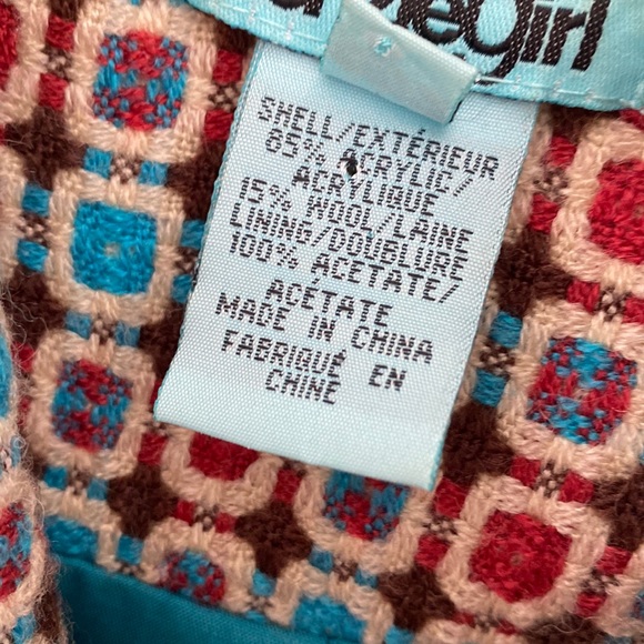 Kenzie Girl Retro Boho Fall Coat Size S/P - Picture 4 of 15